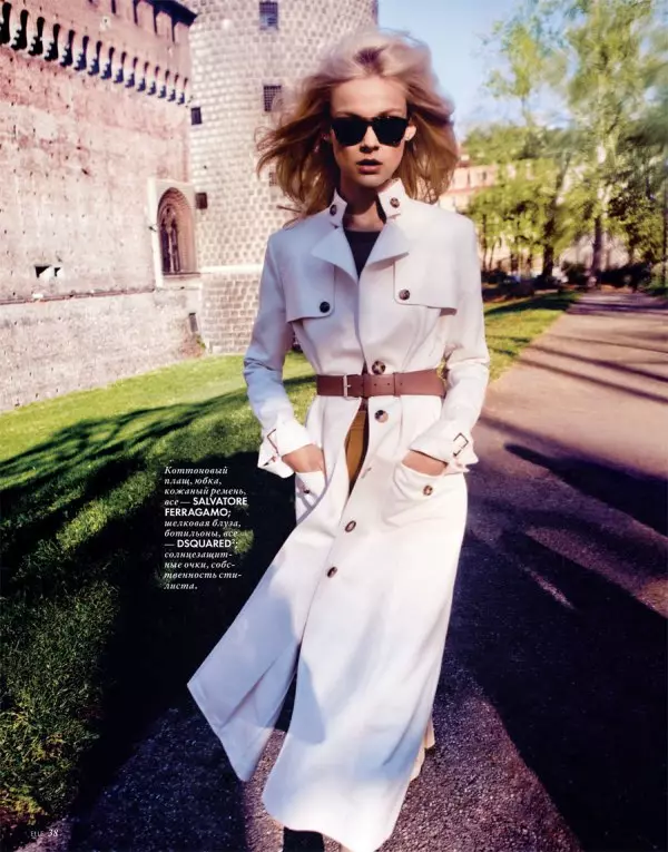 Viktoriya Sasonkina สำหรับ Elle Ukraine เมษายน 2011 โดย Stefano Galuzzi