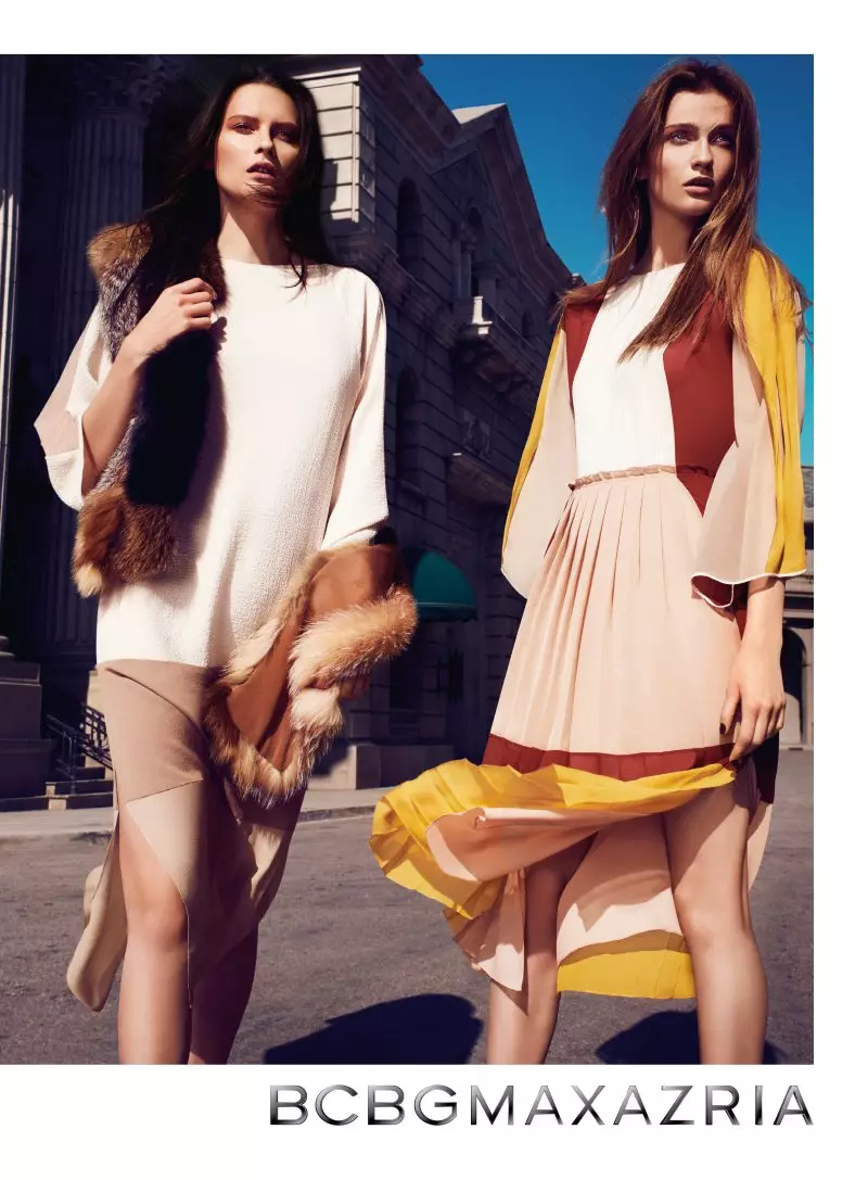 Elena Melnik & Ella Kandyba Are Bohemian Luxe fir BCBG Max Azria's Fall 2012 Campaign