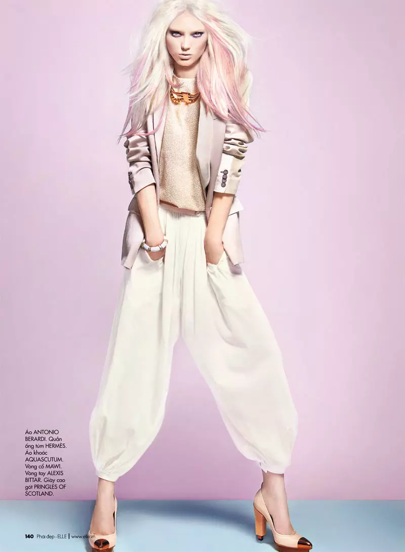 Naty Chabanenko wolemba Kevin Sinclair for Elle Vietnam April 2012