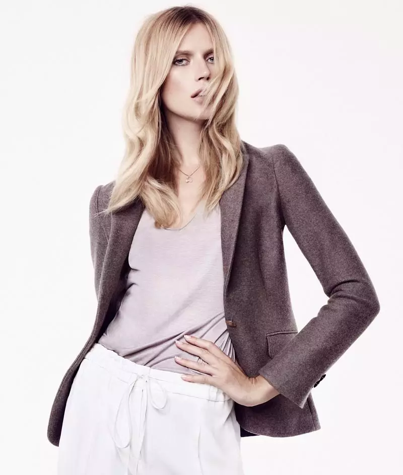 Cato Van Ee Models Massimo Dutti NYC Studio Collection, Shot by Hunter & Gatti