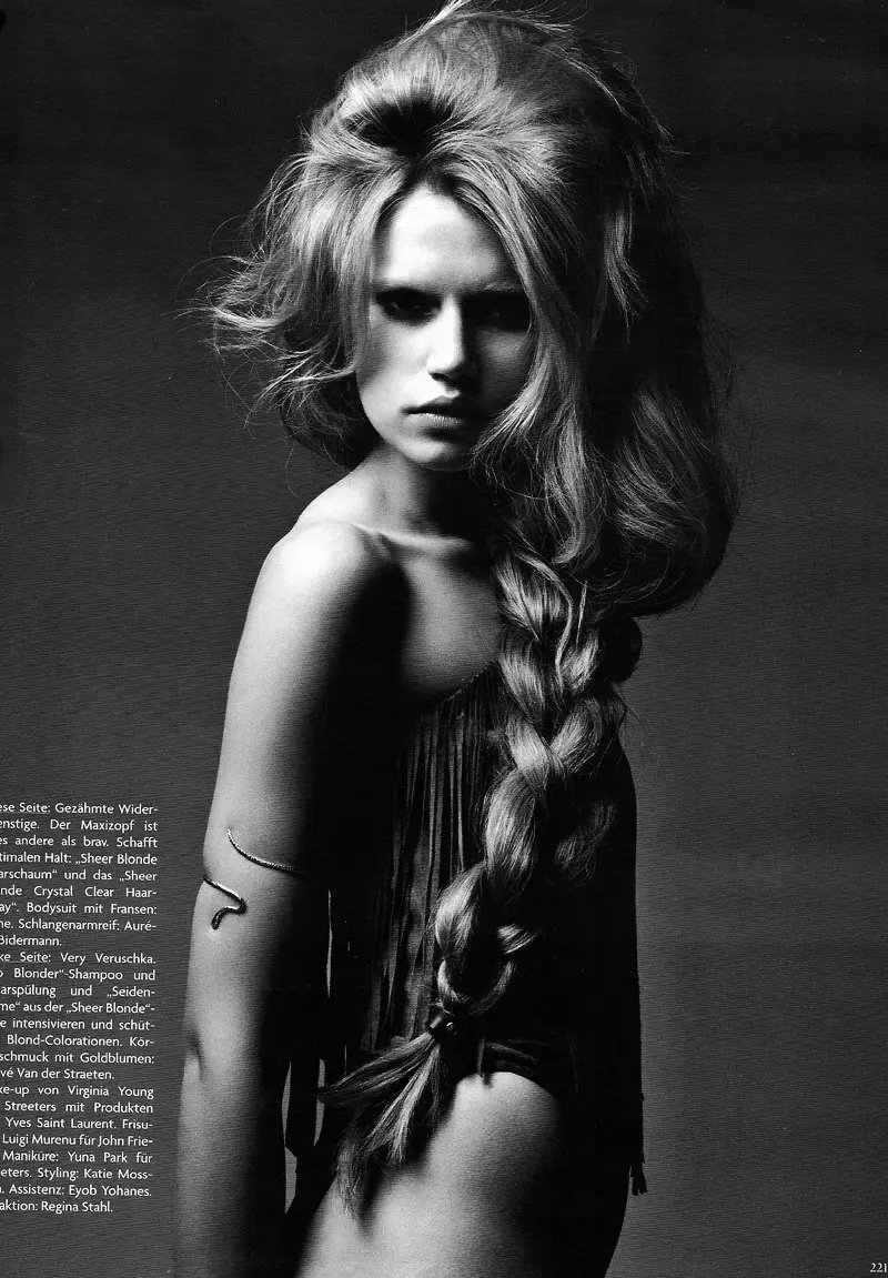 Hippie Yeah! dening Patrick Demarchelier kanggo Vogue Jerman Mei 2010