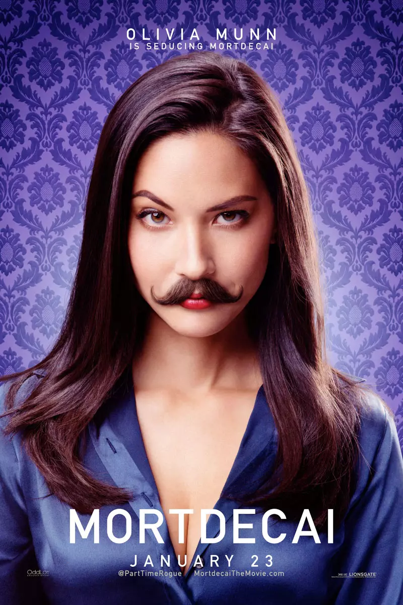 mortdecai-olivia-munn-პოსტერი