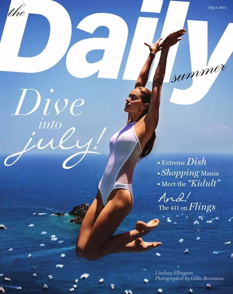 Lindsay Ellingson arbore des maillots de bain colorés dans The Daily Summer