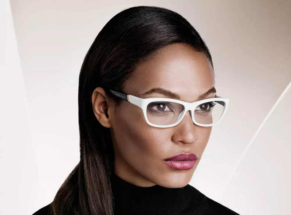 Anja Rubik và Joan Smalls Front Hugo Boss Chiến dịch mùa thu 2013