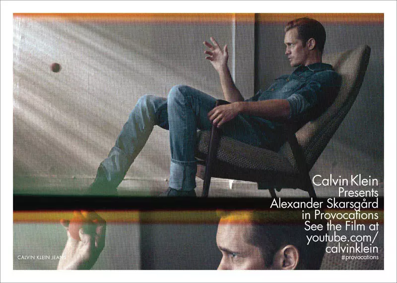 Suvi Koponen ma Alexander Skarsgard Front Calvin Klein's Spring 2013 Campaign