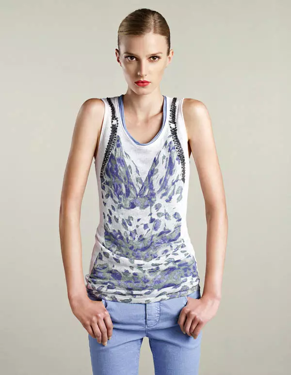 Сигрид Агрен за Lookbook Oui пролет 2012 година