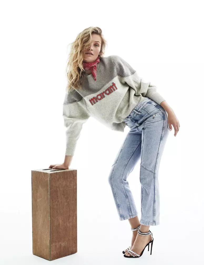 Caroline Corinth Models Stylový denim pro ELLE Španělsko