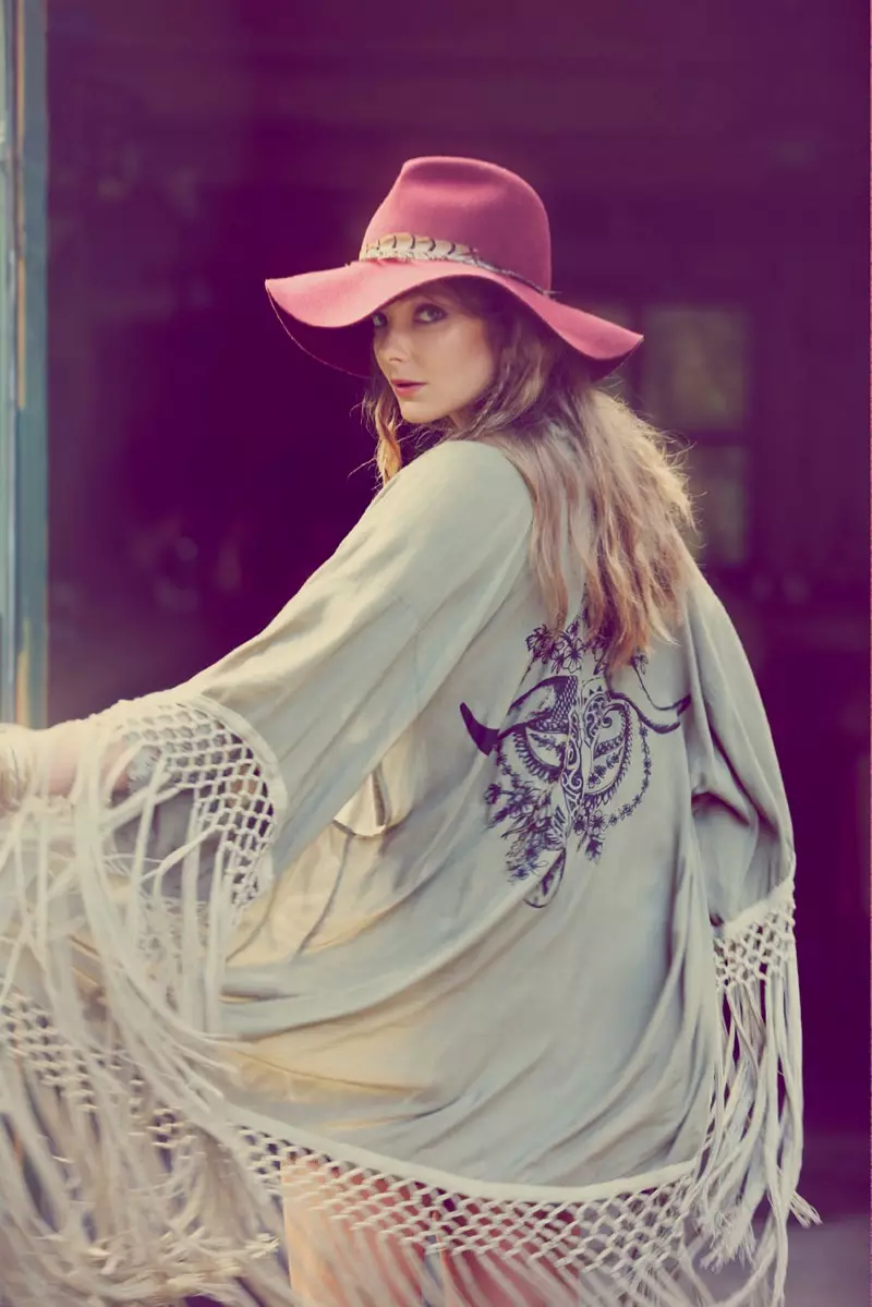 Eniko Mihalik Fronts Free People's July Lookbook