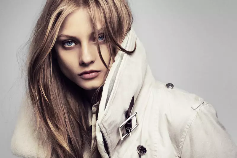 Anna Selezneva jest Casual Cool w kampanii Hunkydory's Fall 2012 autorstwa Marcusa Ohlssona