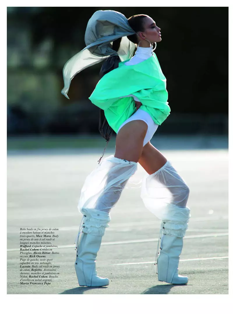 Karlie Kloss deur Hans Feurer vir Vogue Parys Maart 2012