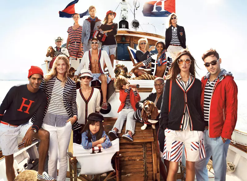 Tommy Hilfiger presenta a Toni Garrn, Jacquelyn Jablonski e Jourdan Dunn para a súa campaña de primavera de 2013