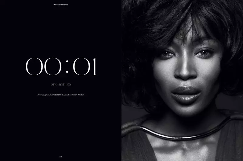 Naomi Campbell Wows a cikin Minti ɗaya don Mujallar Antidote