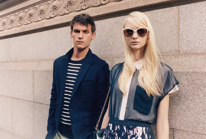 Nastya Kusakina Nag-hit sa New York City Streets para sa Spring 2013 Campaign sa Club Monaco