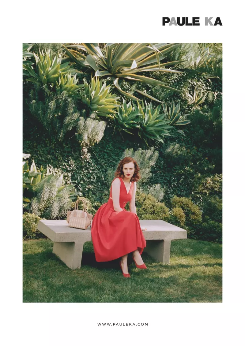 Karen Elson glumi u kampanji Paule Ka za proljeće/ljeto 2014