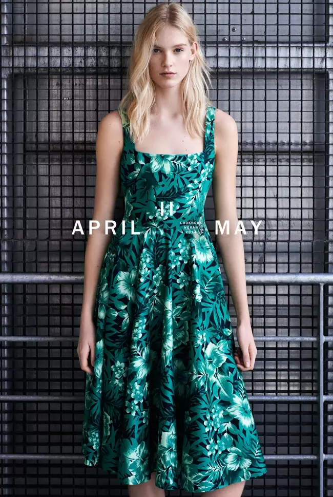 Zara April/May Lookbook: Жазгы басып чыгаруулар жана формалар