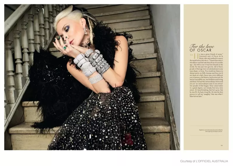 Wo Awọn fọto Lati Ọrọ Uncomfortable ti L'Officiel Australia pẹlu Daphne Guinness & Diẹ sii