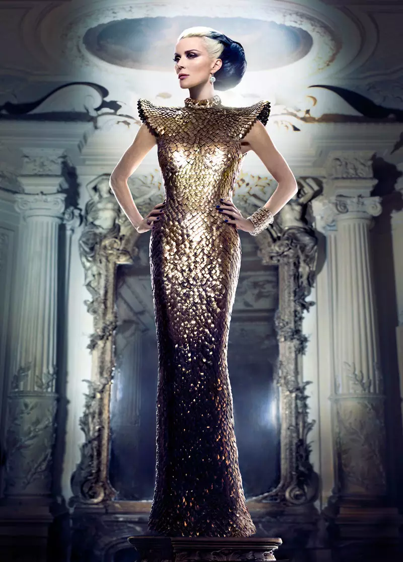 Daphne Guinness de Markus + Indrani para Tatler Hong Kong