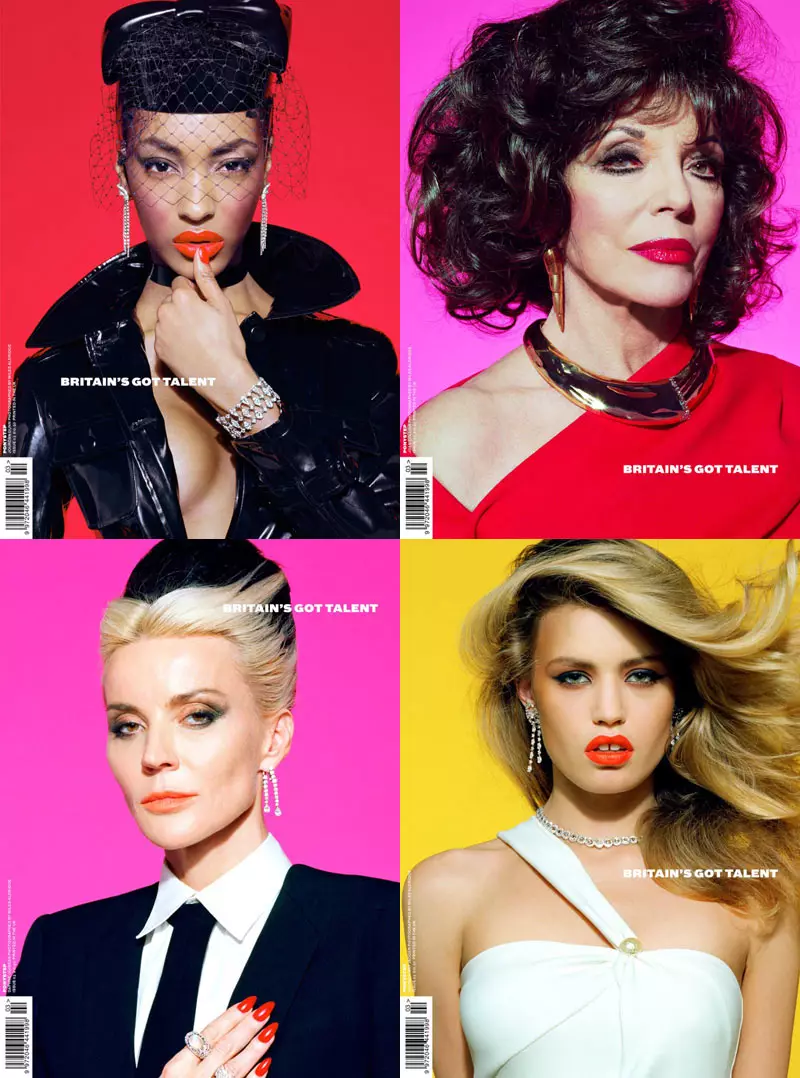 Georgia May Jagger, Jourdan Dunn, Daphne Guinness dhe të tjerë Kopertina e Ponystep #3