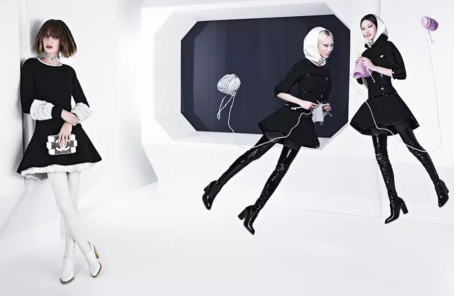 卡爾·拉格斐 (Karl Lagerfeld) 的 Chanel 2013 秋季廣告大片