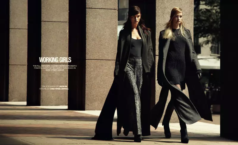 Maud Welzen e Ava Smith de Jason Kim para BlackBook outubro de 2011