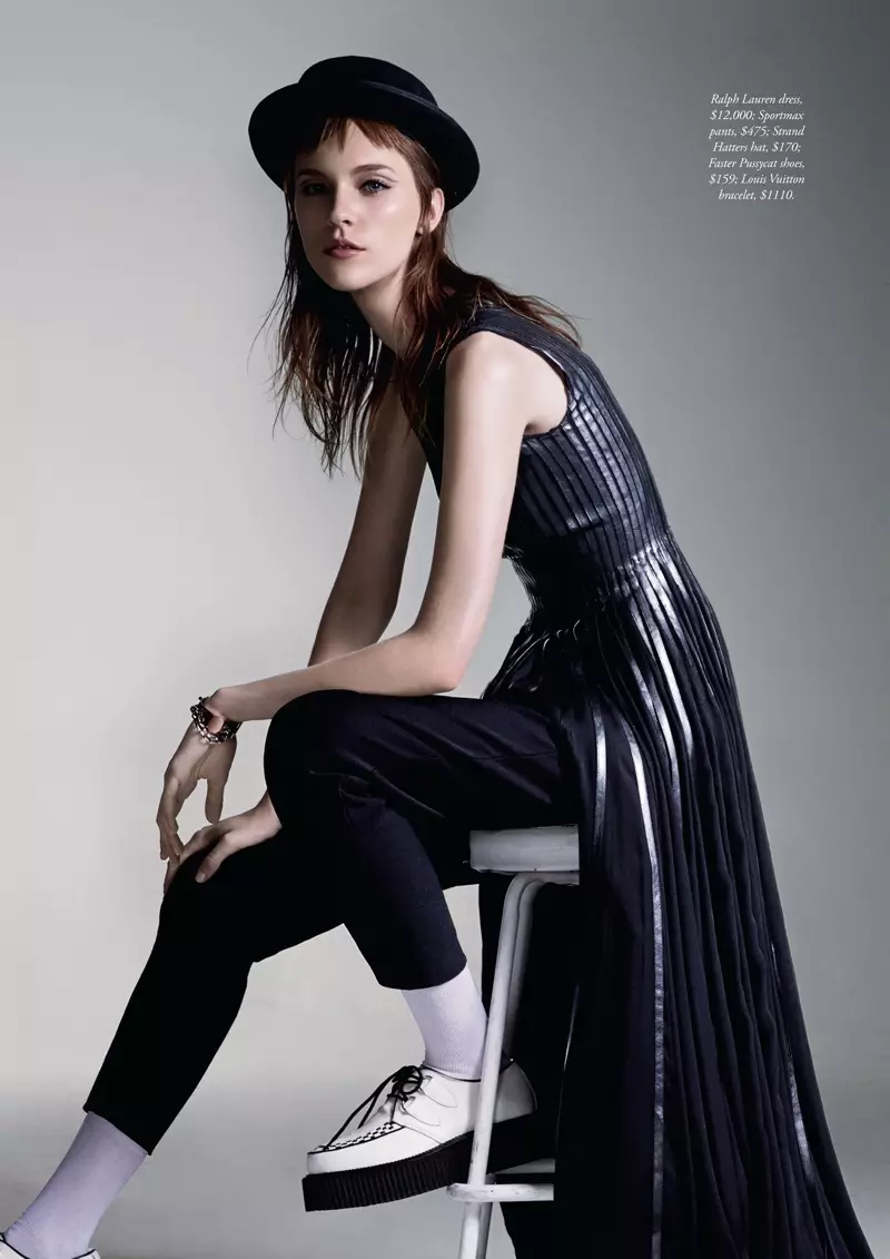 Nicole Pollard Models Chic Style for Harper's Bazaar Australia Shoot