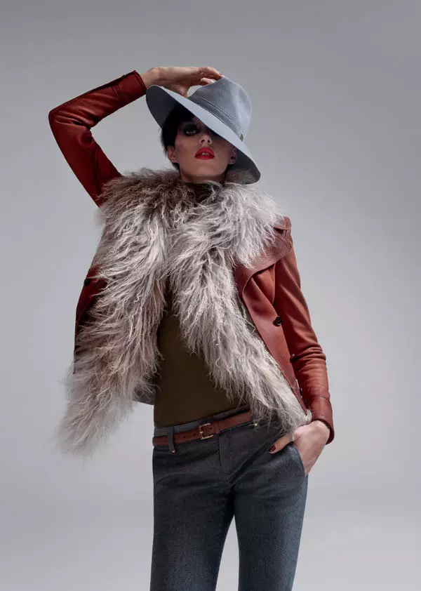 Аня Рубік від Седріка Буше для Bergdorf Goodman Pre-Fall 2011