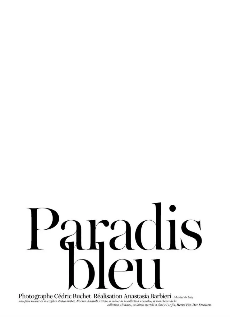 Karmen Pedaru troch Cédric Buchet foar Vogue Paris juny/july 2011