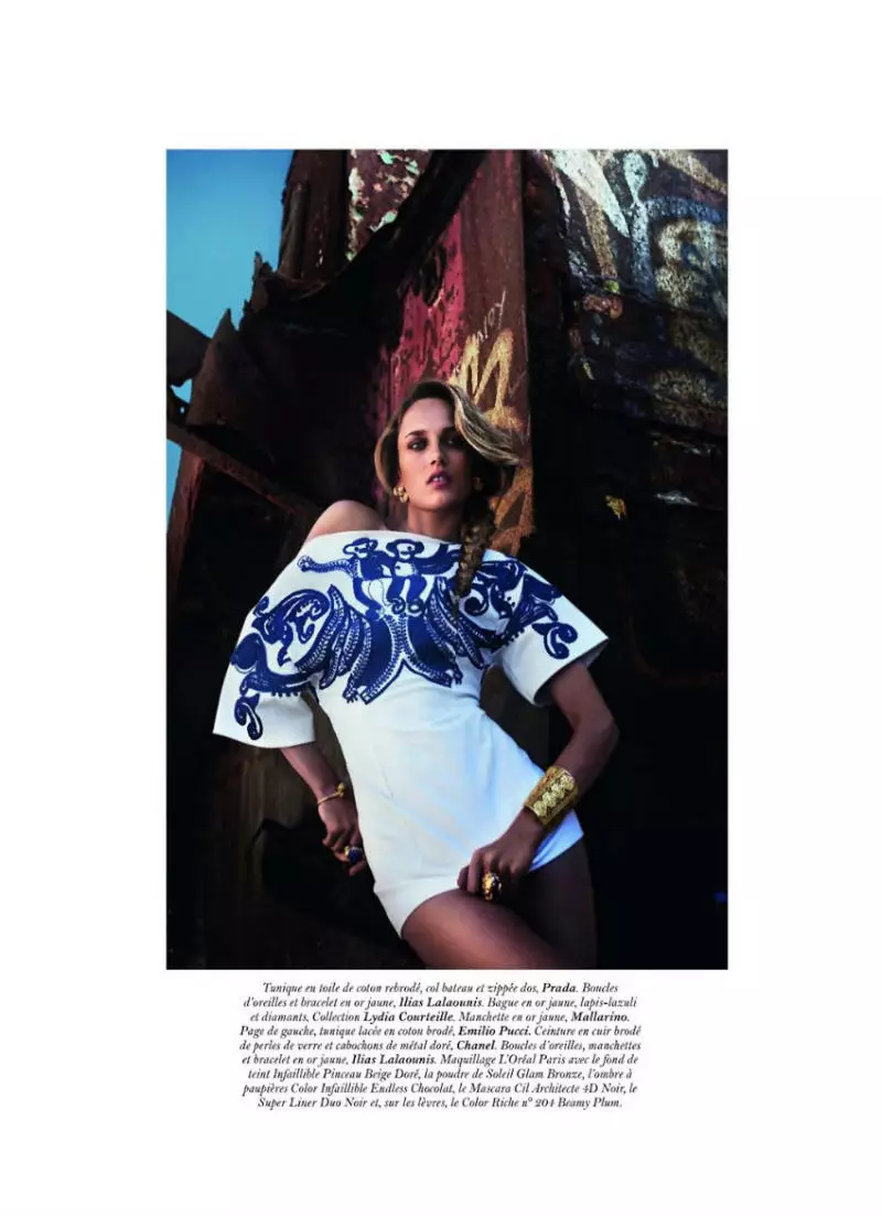 Karmen Pedaru av Cédric Buchet för Vogue Paris juni/juli 2011