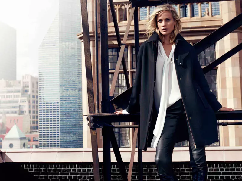 Carolyn Murphy Frontmann Massimo Dutti NYC Herbst 2013 Anzeigen von Hunter & Gatti