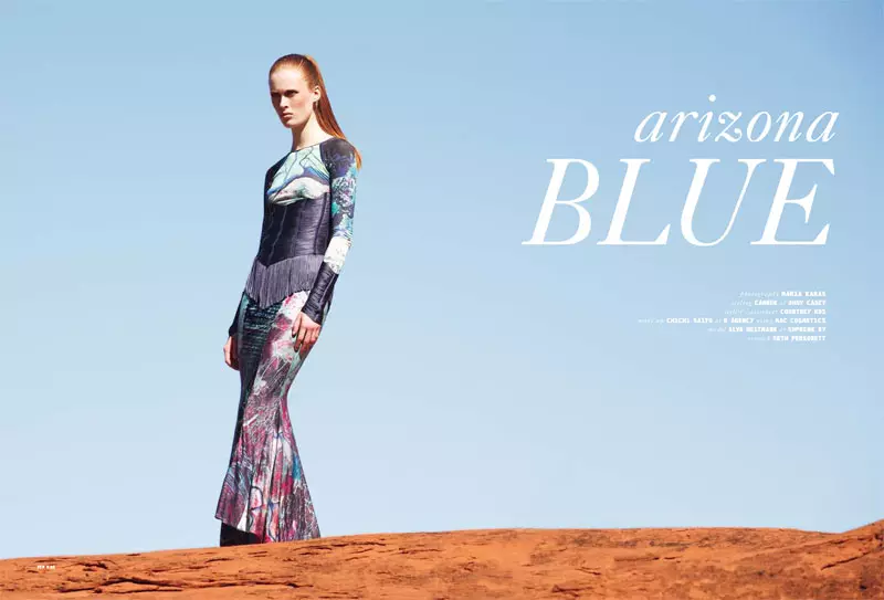 Ilva Heitmann por Maria Karas para QVEST S/S 2012