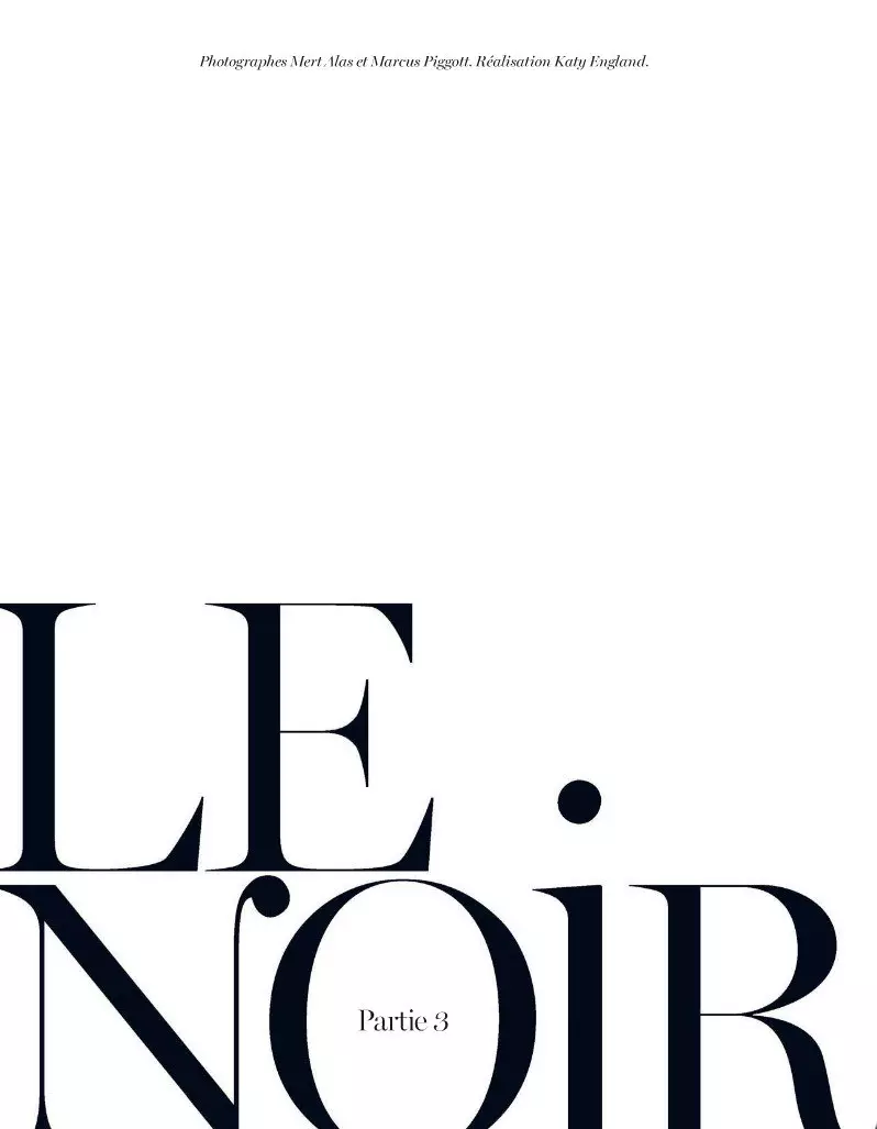 Kate Moss & Saskia De Brauw Baritonda Mert & Marcus muri Vogue Paris Nzeri 2012