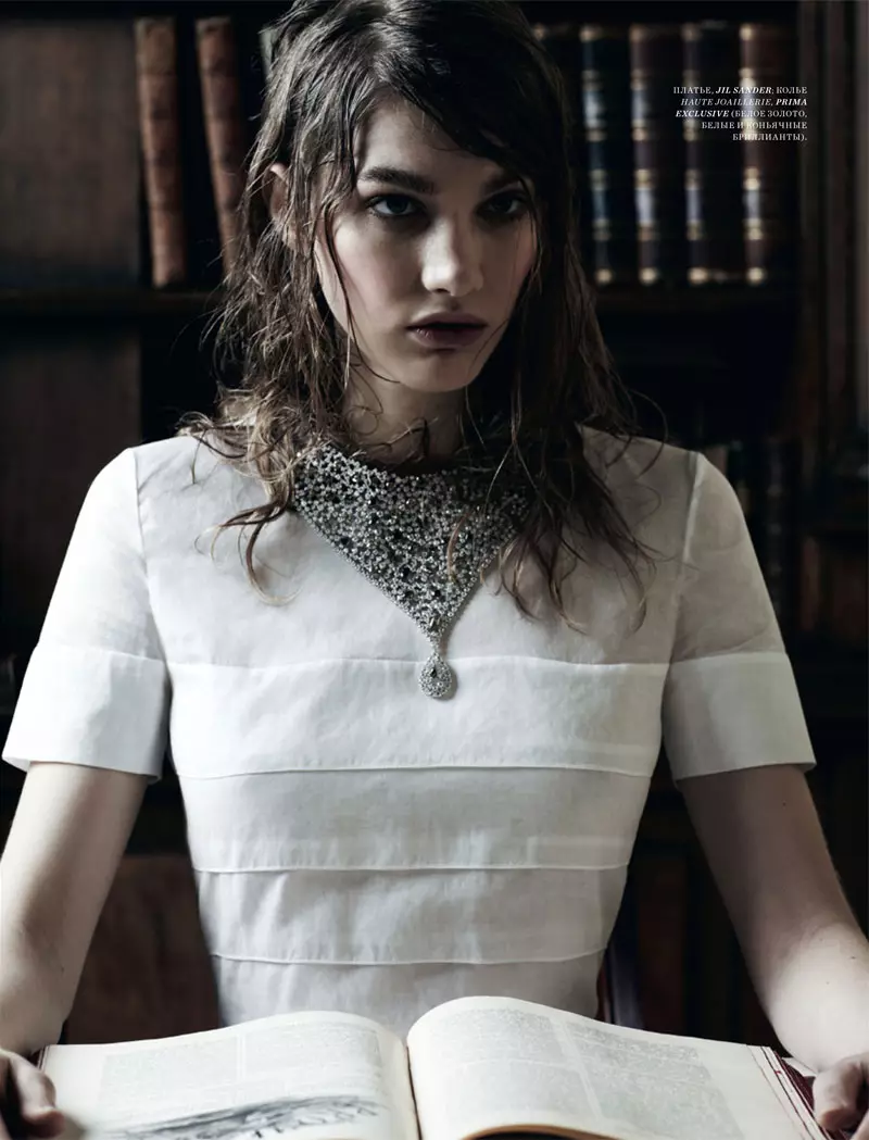 Irina Nikolaeva por Natalia Alaverdian para Harper's Bazaar Rússia maio de 2012