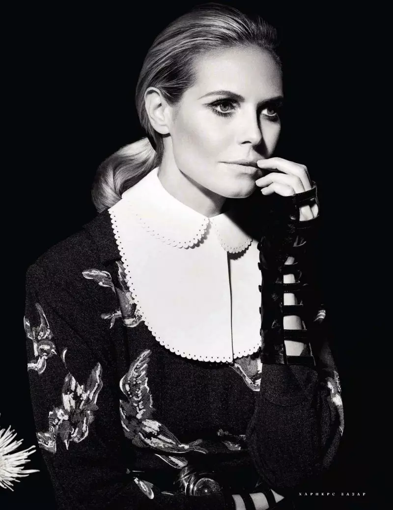 Heidi Klum af Robert Erdmann til Harper's Bazaar Rusland september 2011