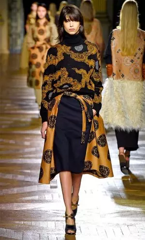 Dries van Noten 2015 m. ruduo/žiema