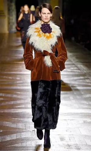 Dries van Noten 2015 m. ruduo/žiema