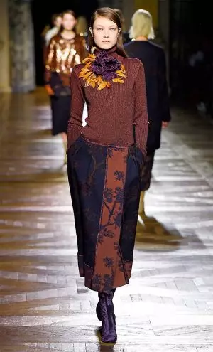 Dries van Noten 2015 m. ruduo/žiema