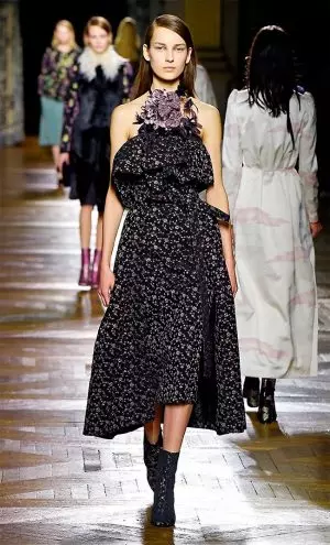 Dries van Noten 2015 m. ruduo/žiema