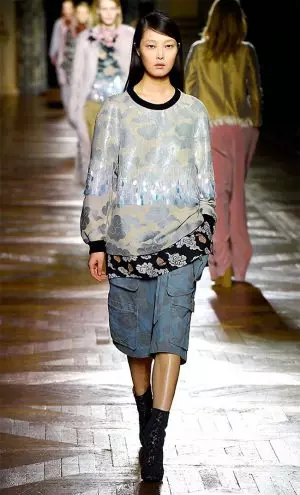 Dries van Noten 2015 m. ruduo/žiema