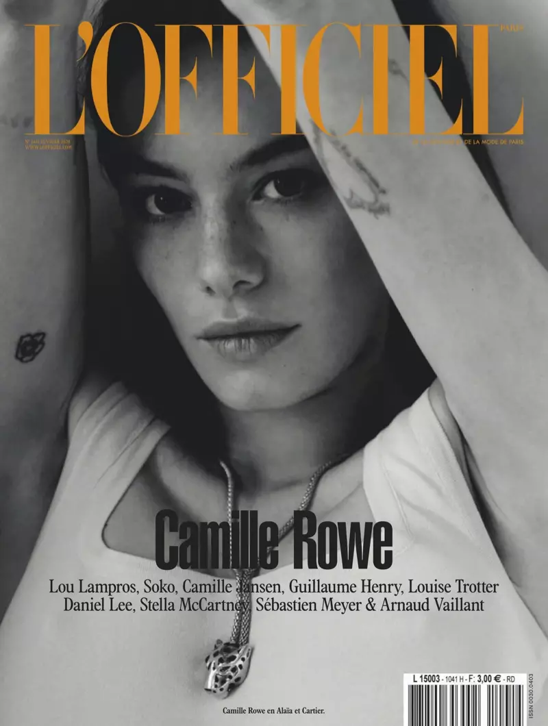 Камил Роу моделује трендовске стилове за Л'Оффициел Парис
