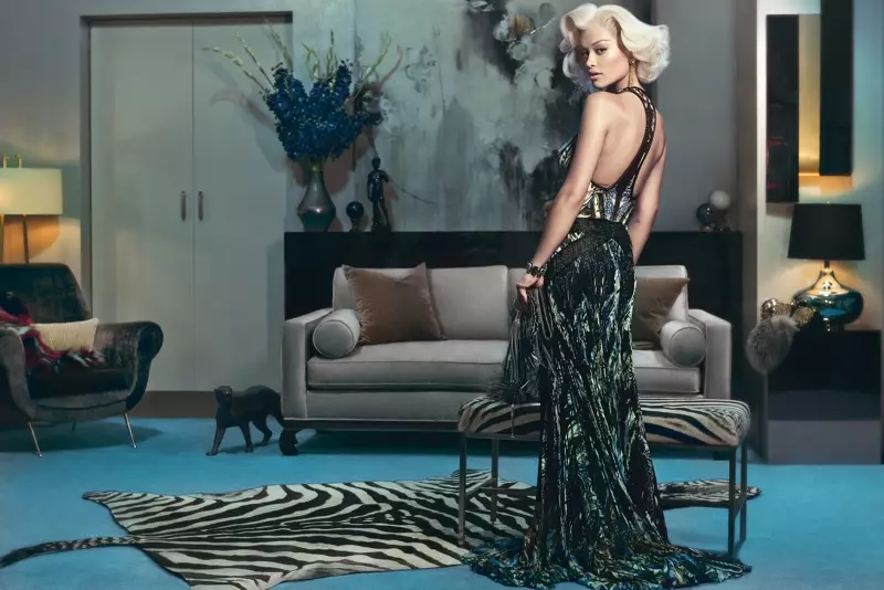 Rita Ora Roberto Cavalli Sawirrada xayeysiiska