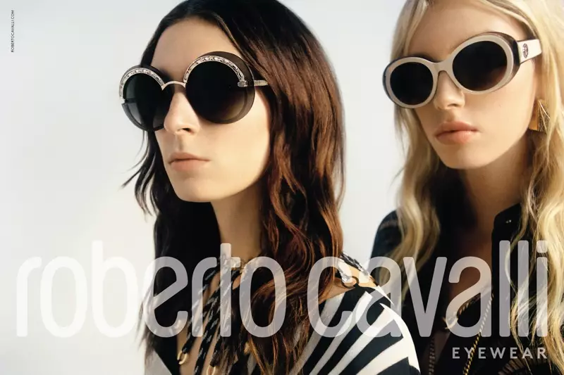 Sonbrille neem die kollig in Roberto Cavalli lente-somer 2020-veldtog