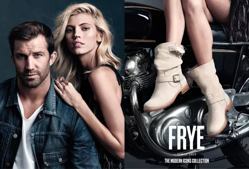 FRYE sorotan Natalie Mid Engineer Boot saka koleksi spring 2017