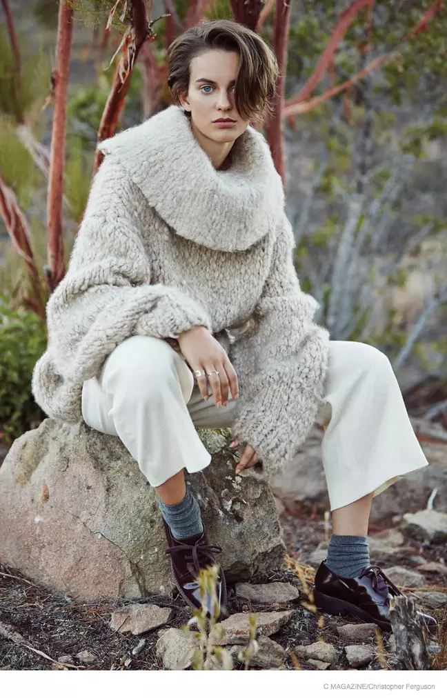 Ellinore Erichsen tager på Outdoors Style for C Magazine