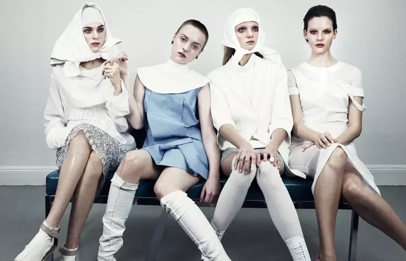 Sara Blomqvist, Hedvig Palm, Moa Hedström ແລະ Hanna Svensson ໂດຍ Marcus Ohlsson ສໍາລັບ Bon International