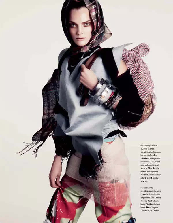 Gertrud Hegelund oleh Andreas Sjodin untuk Bon International S/S 2011