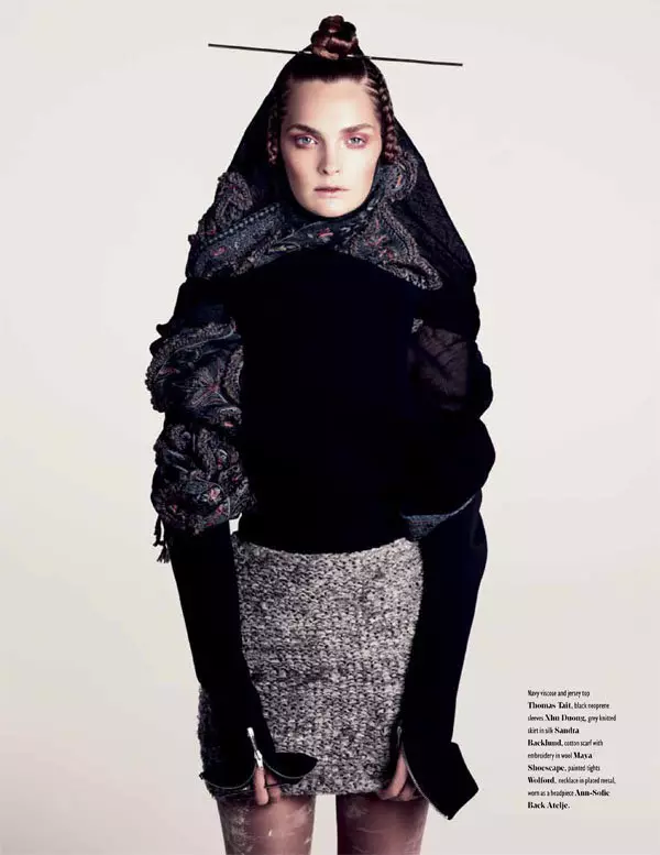 Gertrud Hegelund oleh Andreas Sjodin untuk Bon International S/S 2011