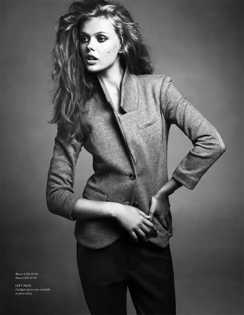 Frida Gustavsson de Andreas Sjodin pentru H&M Magazine Iarna 2010