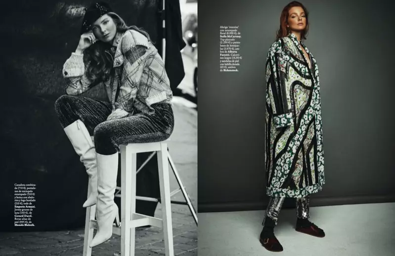 Eniko Mihalik Ali mu Mafashoni a Chic a ELLE Spain