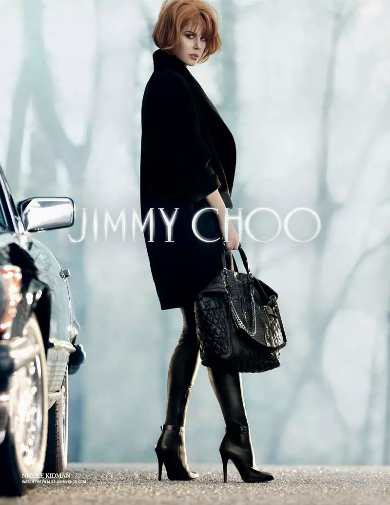 Nicole Kidman diventa seducente per la campagna autunno 2013 di Jimmy Choo