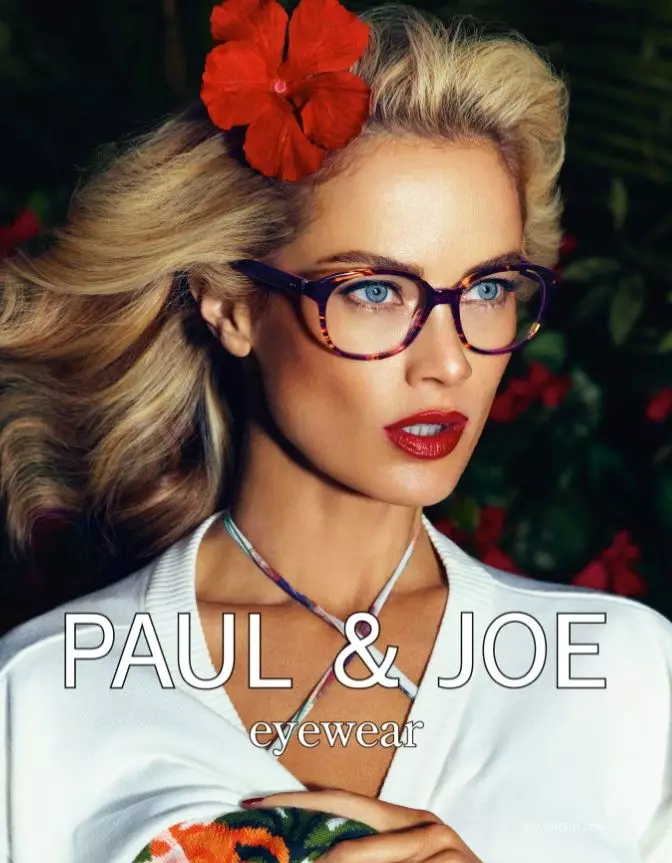 Carolyn Murphy Gardens in Style for Paul & Joe's Spring 2013 Campaign